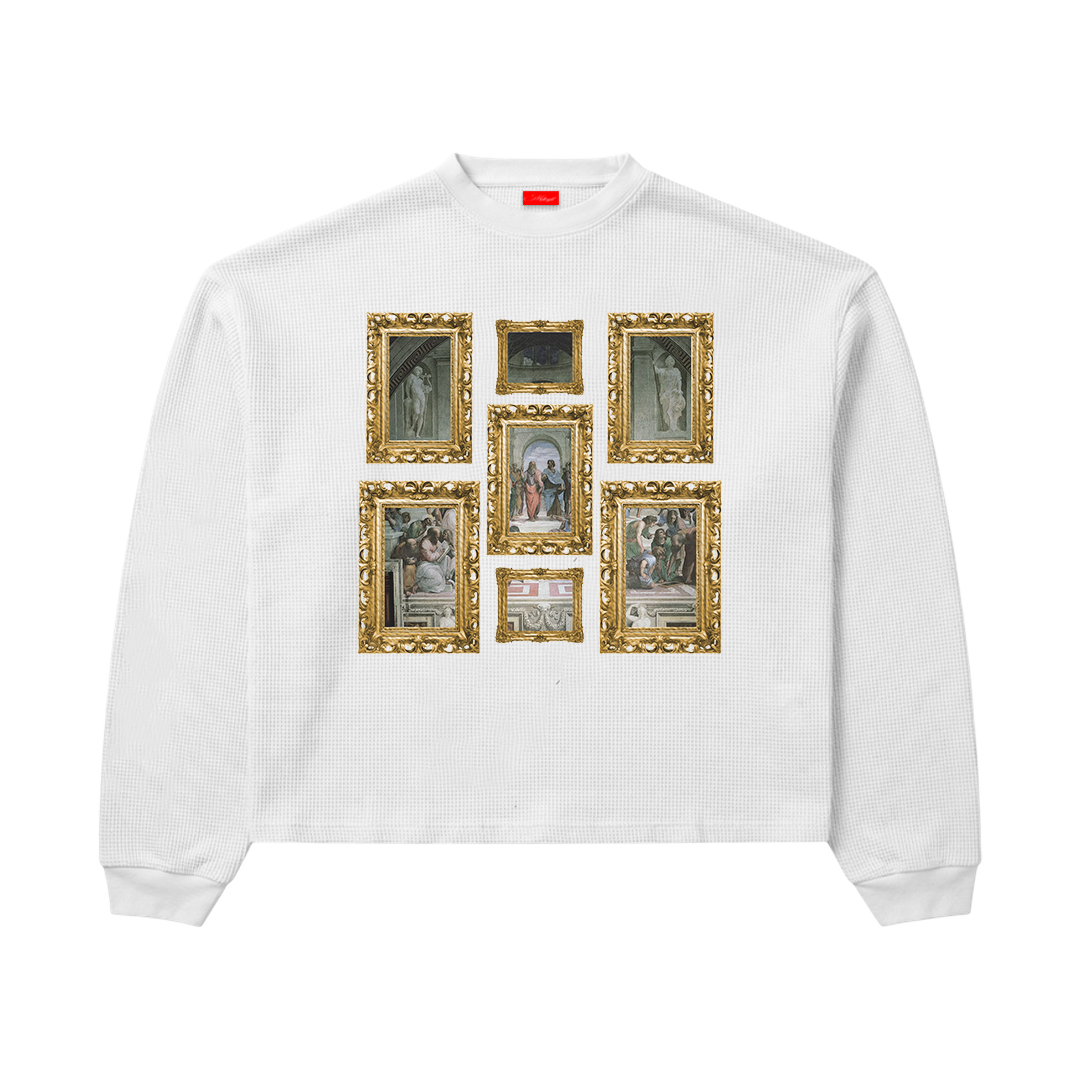 "Renaissance" Waffle Knit LS