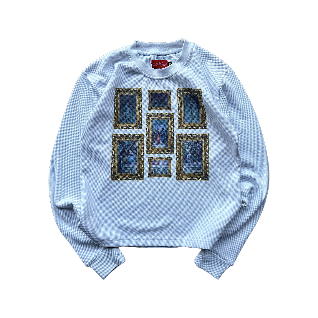 "Renaissance" Waffle Knit LS
